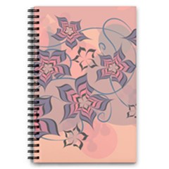 Flowers Orange Purple Warm 5 5  X 8 5  Notebook by Bajindul