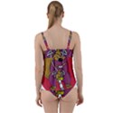 Ninja Beaver Animal Humor Joke Twist Front Tankini Set View2