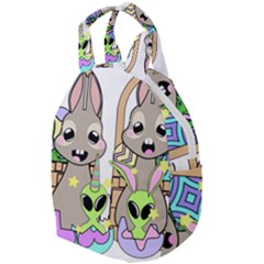 Graphic Kawaii Bunnies Travel Backpacks by Sudhe