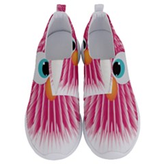 Bird Fluffy Animal Cute Feather Pink No Lace Lightweight Shoes by Sudhe