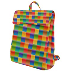 Background Colorful Abstract Flap Top Backpack by Simbadda