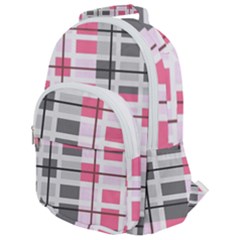 Fabric Textile Nursery Pale Baby Rounded Multi Pocket Backpack by Simbadda