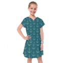 Mermaid Anchors Kids  Drop Waist Dress View1