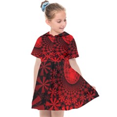 Fractals Fantasy Image Art Kids  Sailor Dress by Simbadda