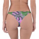 Tropical Greens Leaves Design Reversible Bikini Bottom View2