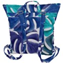 Leaves Tropical Blue Green Nature Buckle Up Backpack View3