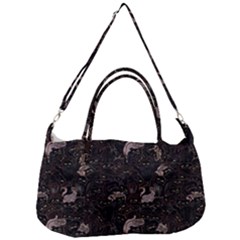 Cats Pattern Removal Strap Handbag by bloomingvinedesign