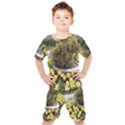 Columbus Commons yellow tulips Kids  Tee and Shorts Set View1