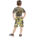 Columbus Commons yellow tulips Kids  Tee and Shorts Set View2