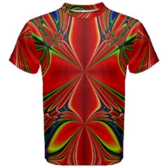 Abstract Abstract Art Fractal Men s Cotton Tee by Sudhe