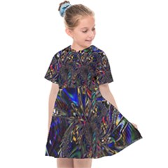 Art Design Colors Fantasy Abstract Kids  Sailor Dress by Sudhe