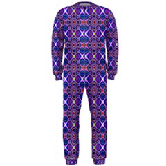 Background Pattern Geometrical Onepiece Jumpsuit (men)  by Sudhe