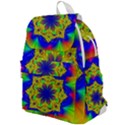 Digital Art Fractal Artwork Flower Top Flap Backpack View1