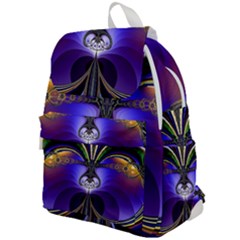 Abstract Art Artwork Fractal Design Pattern Top Flap Backpack by Pakrebo