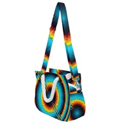 Art Artwork Fractal Digital Art Geometric Rope Handles Shoulder Strap Bag by Pakrebo