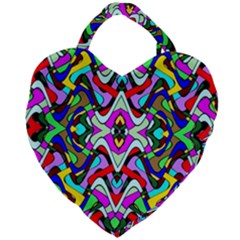 Ml 188 Giant Heart Shaped Tote by ArtworkByPatrick