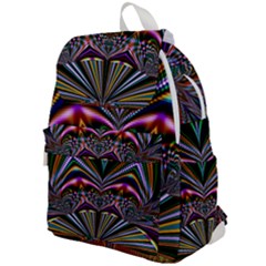 Abstract Art Artwork Fractal Design Top Flap Backpack by Pakrebo