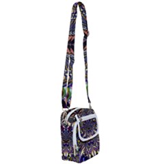 Abstract Art Artwork Fractal Design Art Pattern Shoulder Strap Belt Bag by Pakrebo