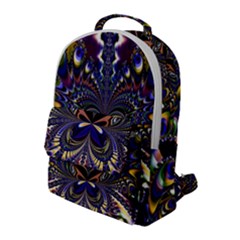 Abstract Art Artwork Fractal Design Art Pattern Flap Pocket Backpack (large) by Pakrebo