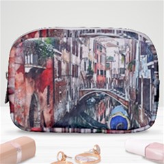 Venice Water Laguna Italy Make Up Pouch (small) by Wegoenart