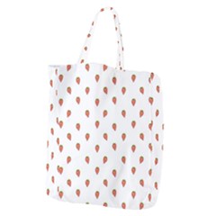 Cartoon Style Strawberry Pattern Giant Grocery Tote by dflcprintsclothing