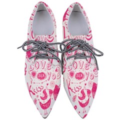 I Love You, I Kiss You Pointed Oxford Shoes by fashionpod