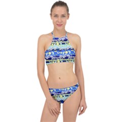 Lemonade Pattern Racer Front Bikini Set by bloomingvinedesign