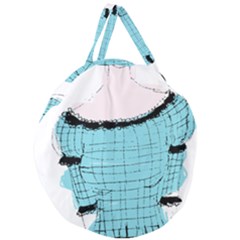 Elissa Giant Round Zipper Tote by snowwhitegirl