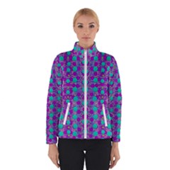 Happy Days Of Free  Polka Dots Decorative Winter Jacket by pepitasart