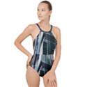 Architecture Frankfurt Reflection High Neck One Piece Swimsuit View1