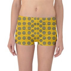 Sensational Stars On Incredible Yellow Reversible Boyleg Bikini Bottoms by pepitasart