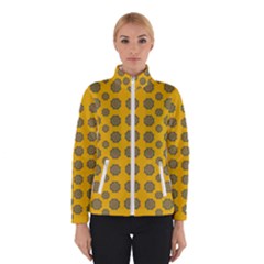 Sensational Stars On Incredible Yellow Winter Jacket by pepitasart