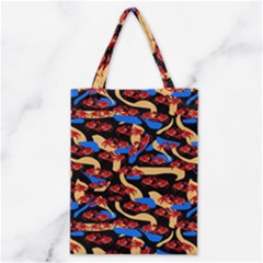 Fighting Crabbies Pattern Classic Tote Bag by bloomingvinedesign