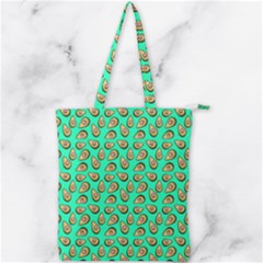 Tropical Aqua Avocadoes Double Zip Up Tote Bag by snowwhitegirl