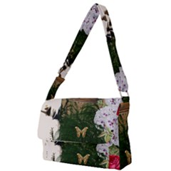 Vintage Llorona Collage Full Print Messenger Bag by snowwhitegirl