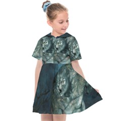 Aweome Troll With Skulls In The Night Kids  Sailor Dress by FantasyWorld7