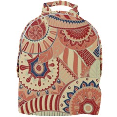 Pop Art Paisley Flowers Ornaments Multicolored 4 Mini Full Print Backpack by EDDArt