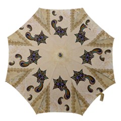 The Fantasy Eye, Mandala Design Hook Handle Umbrellas (small) by FantasyWorld7