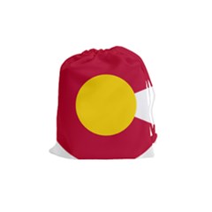 Colorado State Flag Symbol Drawstring Pouch (medium) by FlagGallery