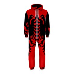 Albania Flag Hooded Jumpsuit (kids) by FlagGallery