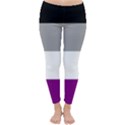 Asexual Pride Flag LGBTQ Classic Winter Leggings View1