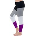 Asexual Pride Flag LGBTQ Classic Winter Leggings View2