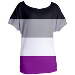 Asexual Pride Flag Lgbtq Women s Oversized Tee by lgbtnation