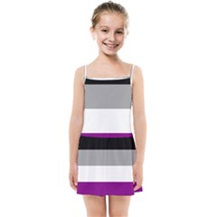 Asexual Pride Flag Lgbtq Kids  Summer Sun Dress by lgbtnation