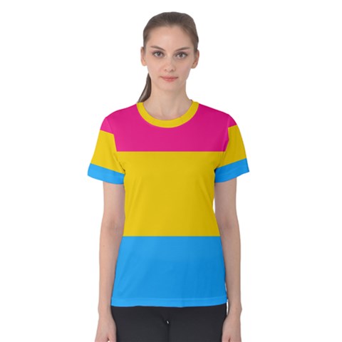 Pansexual Pride Flag Women s Cotton Tee by lgbtnation