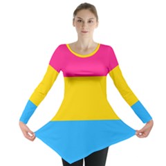 Pansexual Pride Flag Long Sleeve Tunic  by lgbtnation