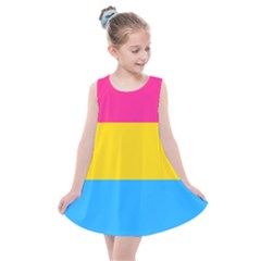 Pansexual Pride Flag Kids  Summer Dress by lgbtnation