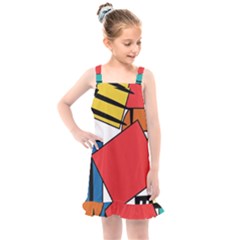 Design 9 Kids  Overall Dress by TajahOlsonDesigns