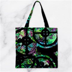 Design 11 Zipper Grocery Tote Bag by TajahOlsonDesigns