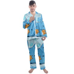 Patokip Men s Satin Pajamas Long Pants Set by MuddyGamin9